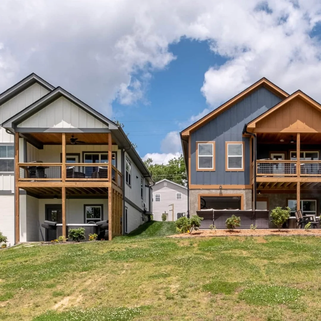Valley Bear Farms homes near Brevard, NC, a base for a DuPont State Forest trip