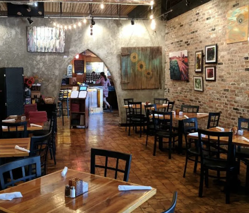 The Square Root restaurant in downtown Brevard, NC