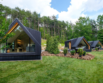 A-Frame Cabins at Valley Bear Farms