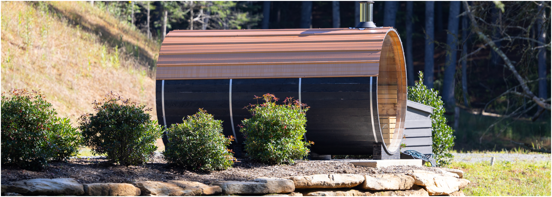Nordic barrel sauna